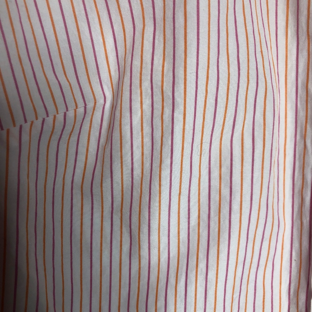 J. Crew Button Down Stripped Size Medium - Picture 3 of 5